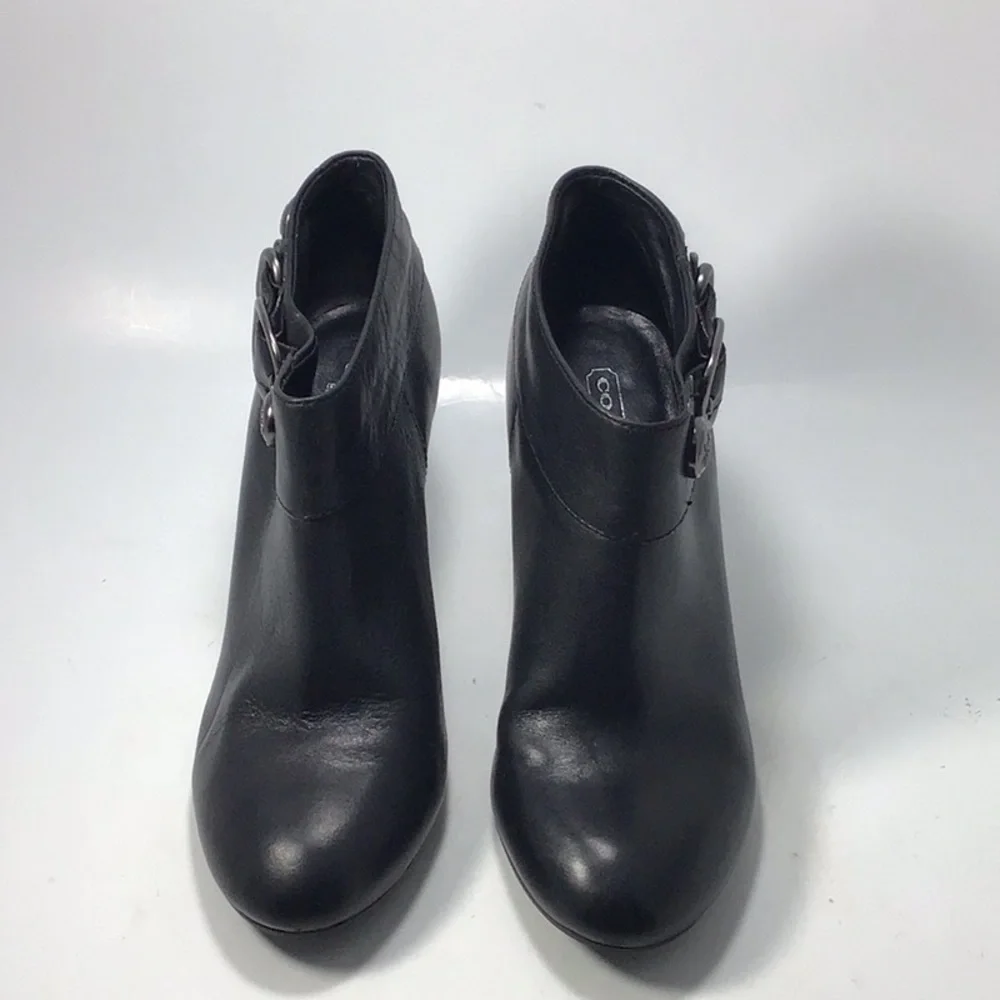Coach Alexie Matte Calf Ankle Boots Size 7.5 B.